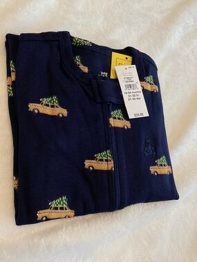 Baby GAP Footless Zip Pajamas Christmas Holiday NEW 18 to 24 months Taxi